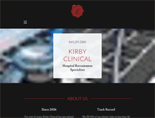 Tablet Screenshot of kirbyclinical.com